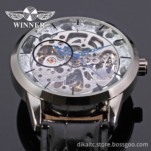 Winner Men's Fashion Casual Hollow Men Classic Business Automatic Mechanical Watch men's Watch